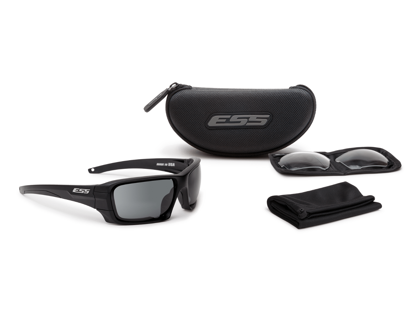 Rollbar Silver Logo Ess Eyepro Logo printed custom sunglasses are ideal giveaways for creating brand awareness, as tradeshow goodie bag inserts, fundraiser. rollbar black w clear smoke gray silver logo